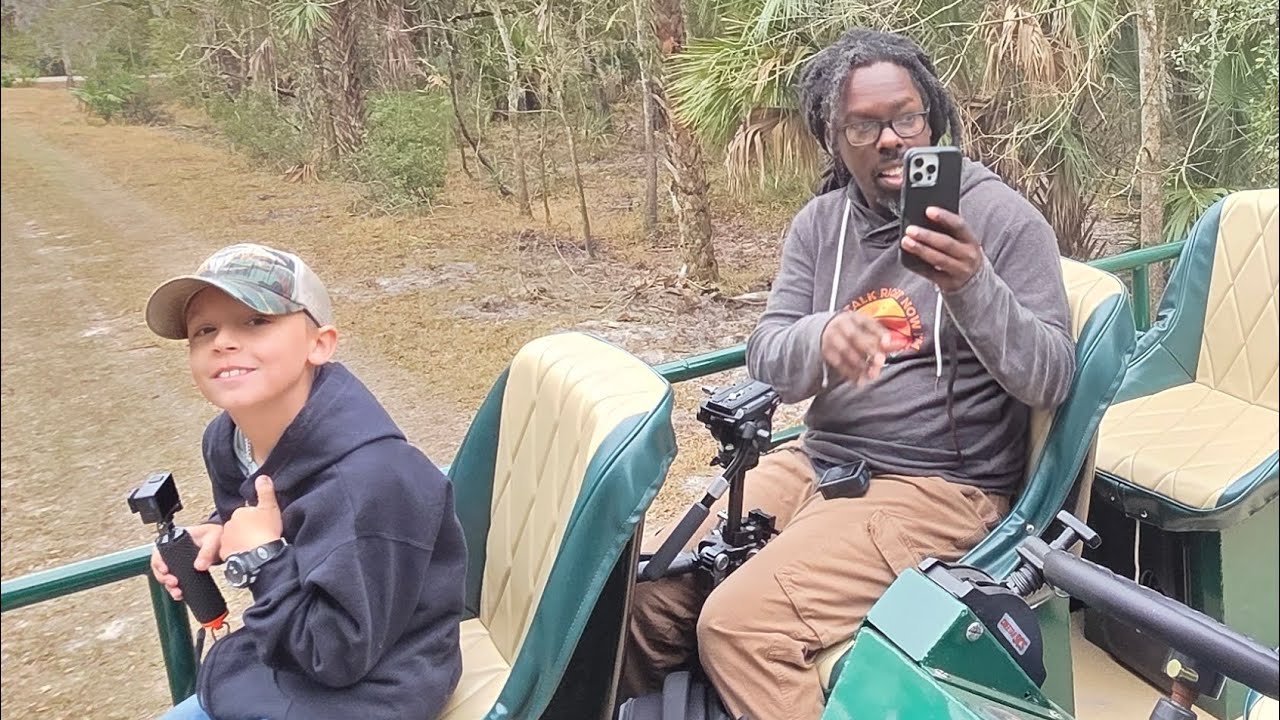 Premium Dig for Megalodon Teeth on a Swamp Buggy with @fossil_kid and @omgitswicks !