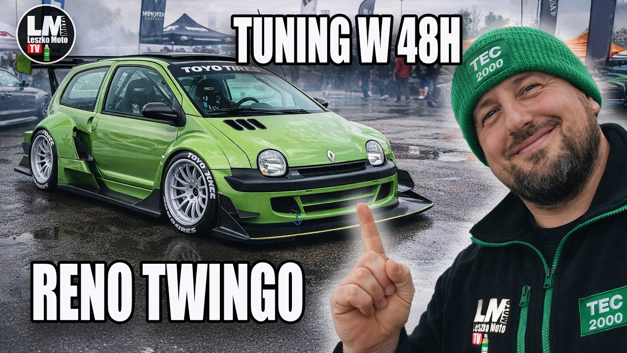 ZMIENIŁEM WYGLĄD RENAULT TWINGO W 48H !!  JAK TUNINGOWAĆ ALE TANIO !!
