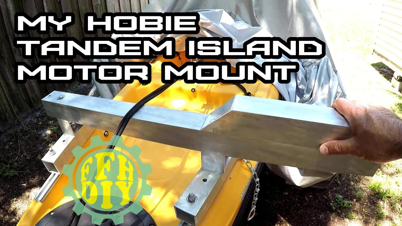 My Hobie Tandem Island Outboard Motor Mount - Florida Fish Hunter