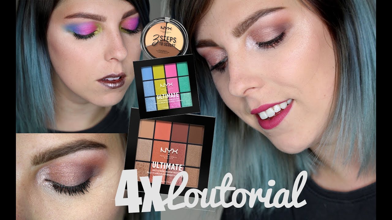 Jsou tak super? NYX Multi Finish Paletky | Loutorial + Recenze