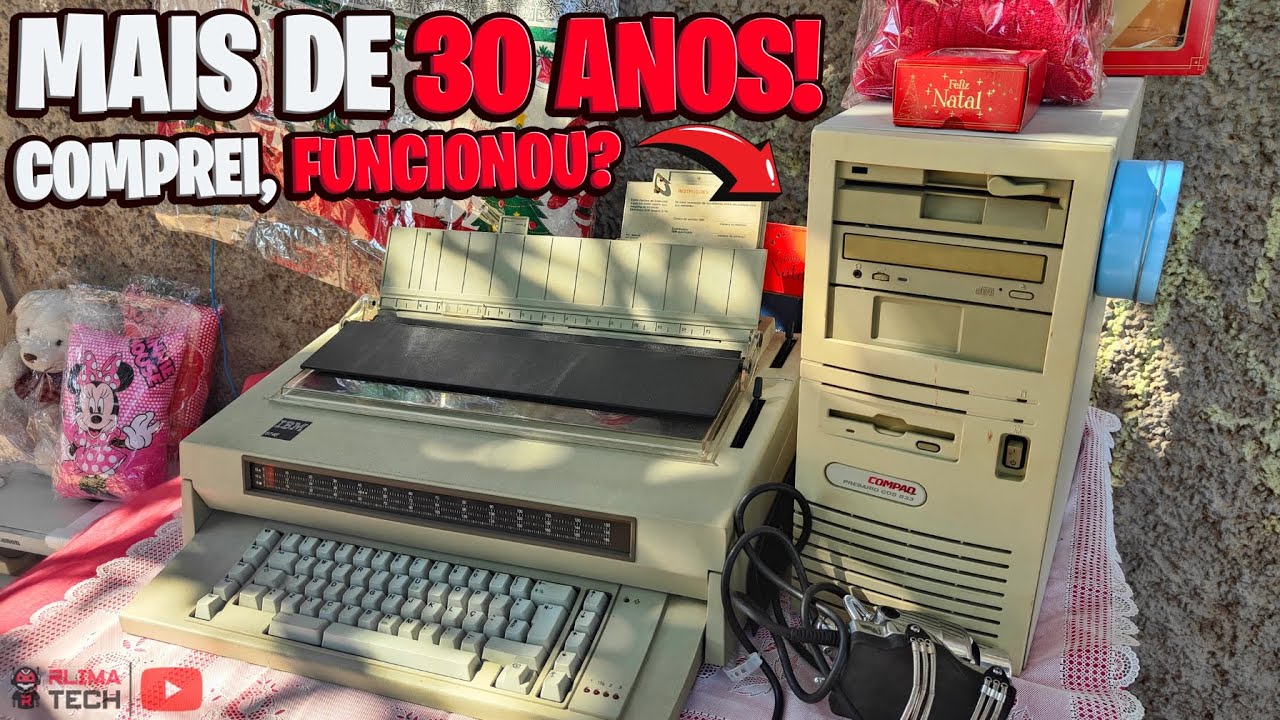 PC RARIDADE DOS ANOS 90: Compaq Presario CDS 833 com 486 - Achado Imperdível da Feira!