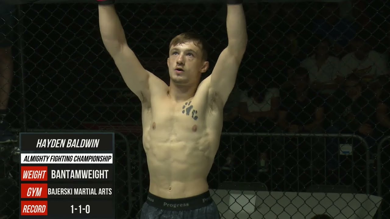 Almighty Fighting Championship 27 - Hayden Baldwin vs Andy Yeomans
