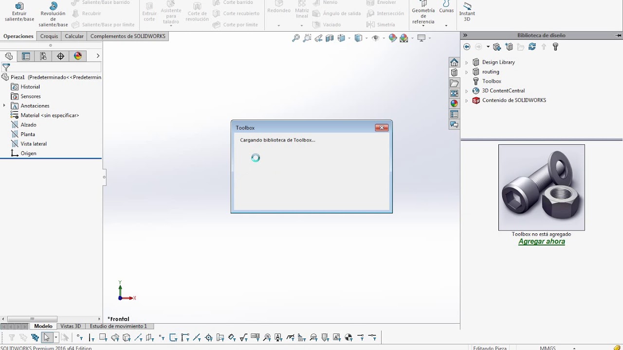 TUTORIAL #01-Introduccion al uso de SolidWorks