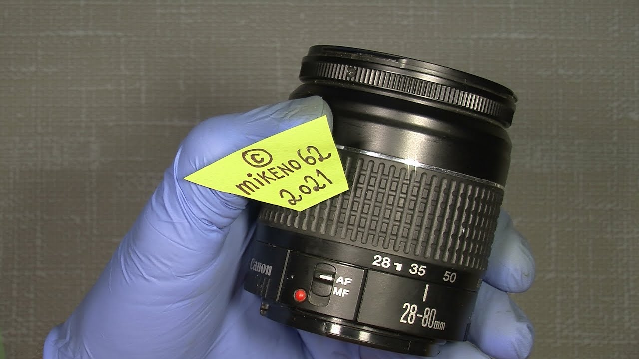 Loose Aperture blades In Canon Zoom Lens EF 28 80mm 1:3.5-5.6 II