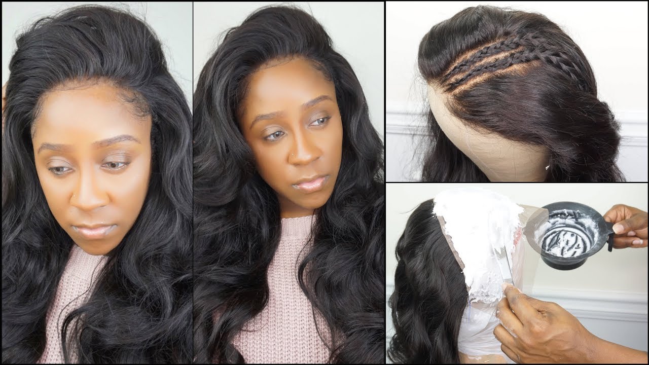 HOW TO BLEACH THE KNOTS ON LACE FRONTAL TUTORIAL | MAKE YOUR FRONTAL LOOK NATURAL!! | CELIE HAIR