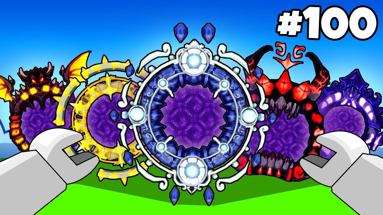 I Raided 100 Portals In Anime Defenders & Got....
