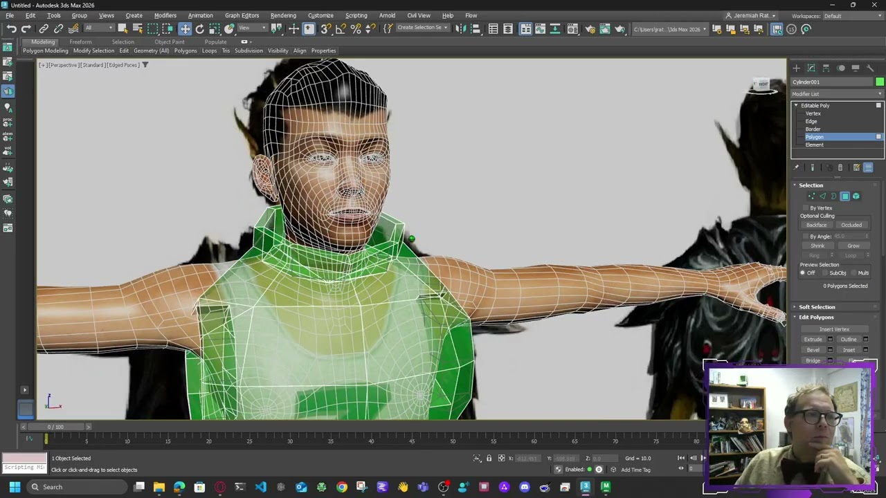 3DS Max to Mudbox - Full process Part 2 Creating the base mesh in 3ds max