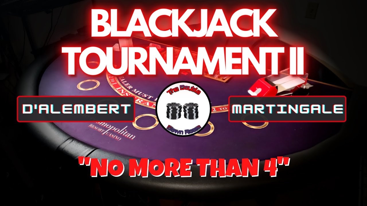 THE PRIMETIME MATCHUP!  BlackJack Tournament II: D'Alembert vs Martingale