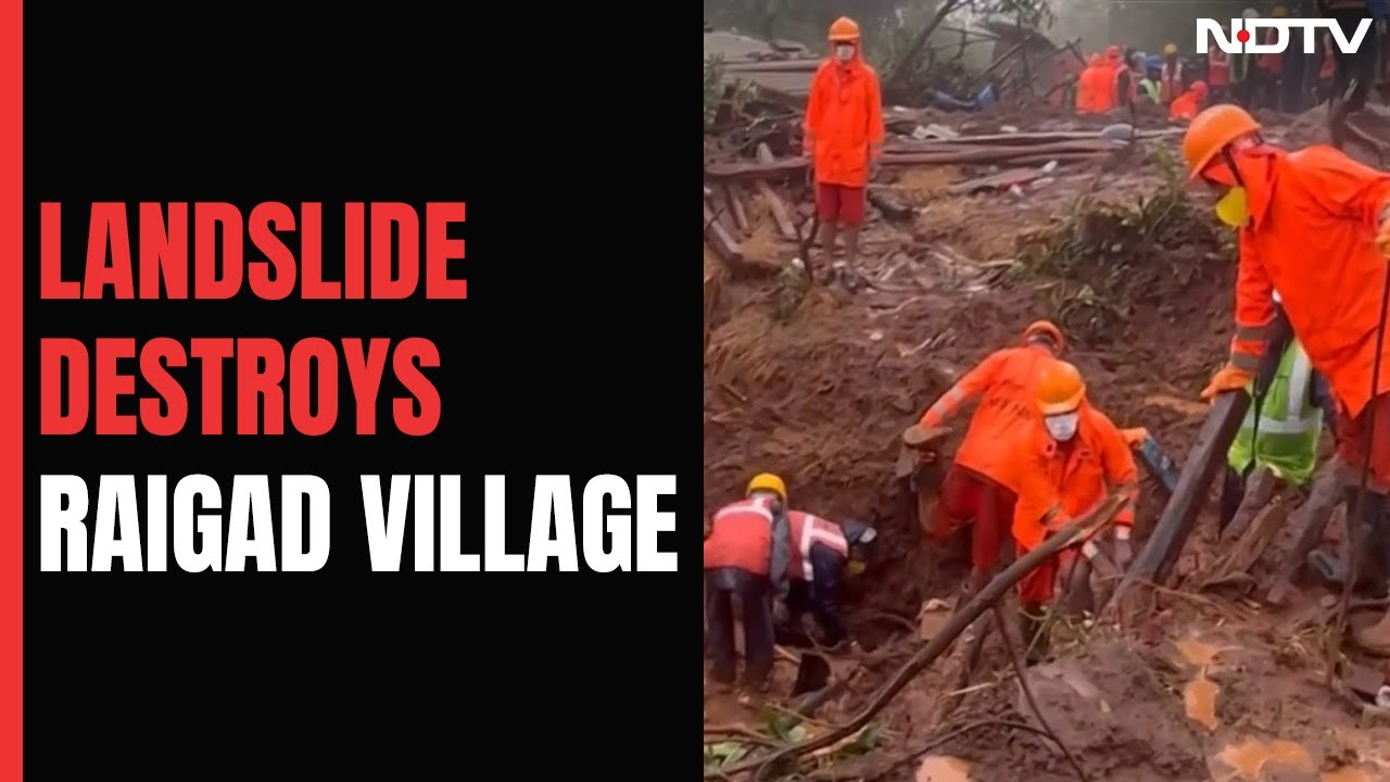 Landslide Deaths In Maharashtra's Tribal Village In Raigad Rises To 22