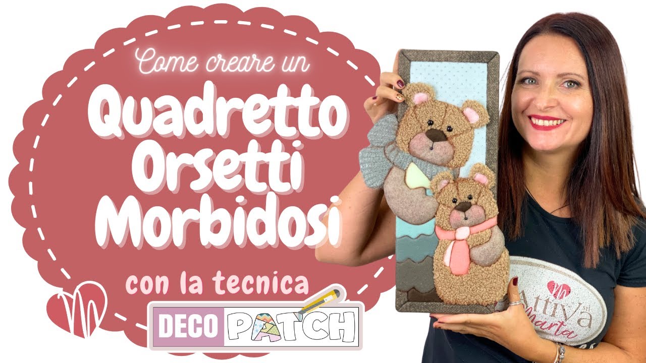 CREA CON DECOPATCH senza cucire e senza incollare passo passo