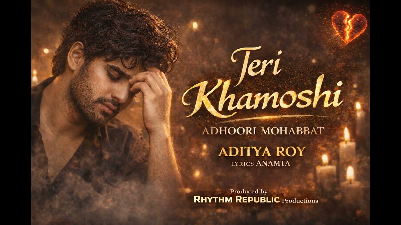 Teri Khamoshi – Aditya Roy | Adhoori Mohabbat | Sad Romantic Song 2026 | Lyrics by Anamta