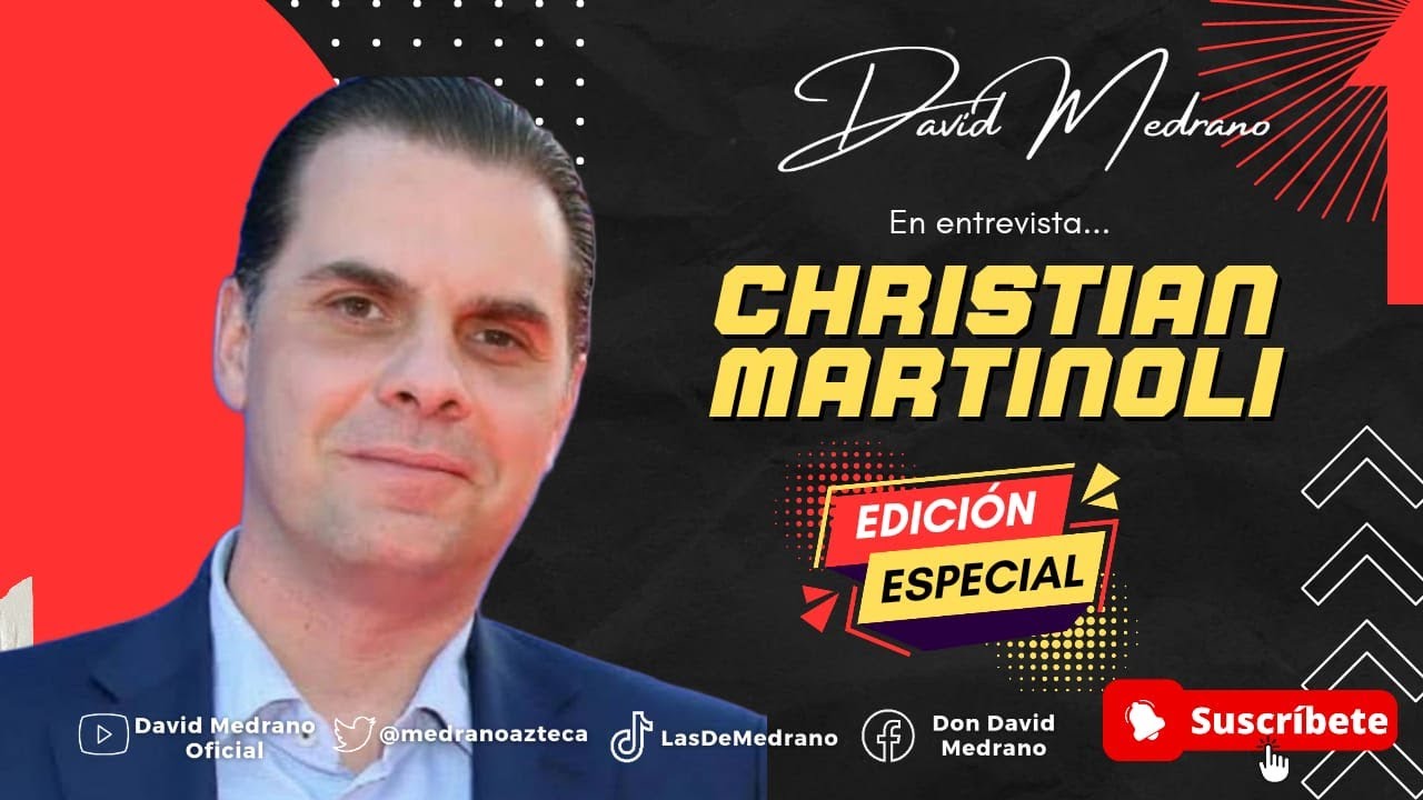 CHRISTIAN MARTINOLI | OFERTA de TELEVISA? | LA ENTREVISTA 🚨 #davidmedrano