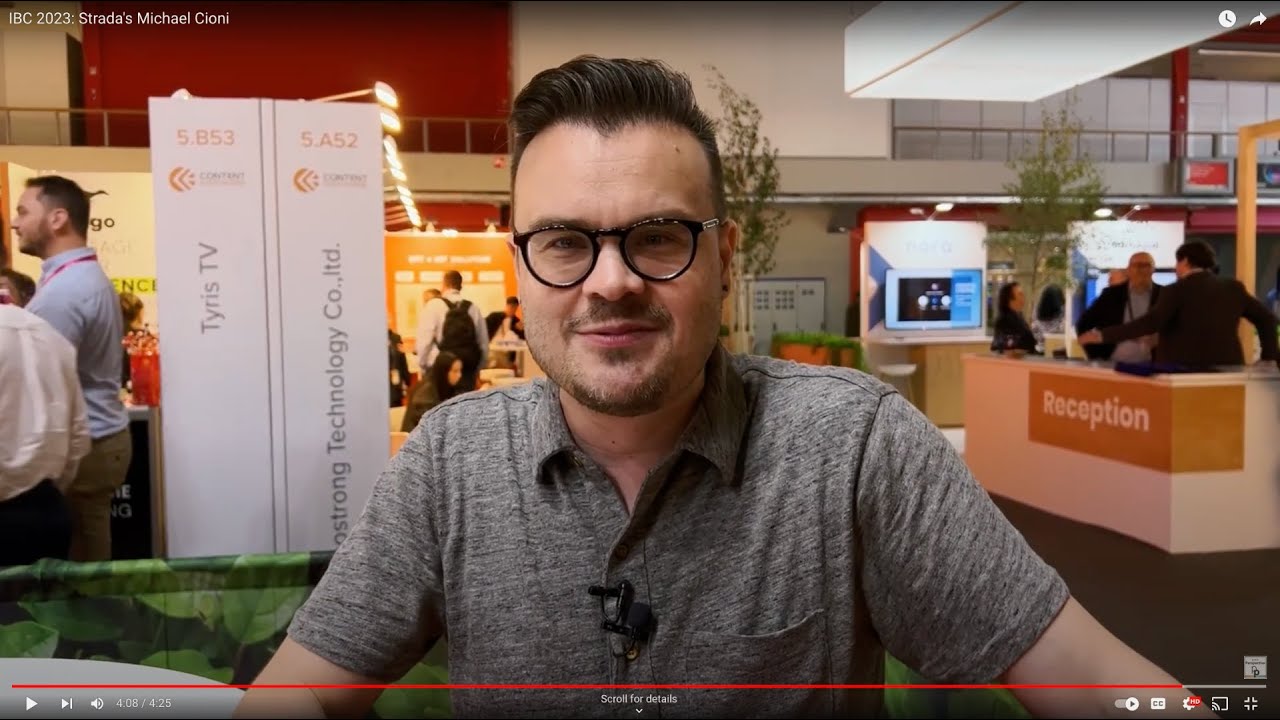 IBC 2023: Strada's Michael Cioni