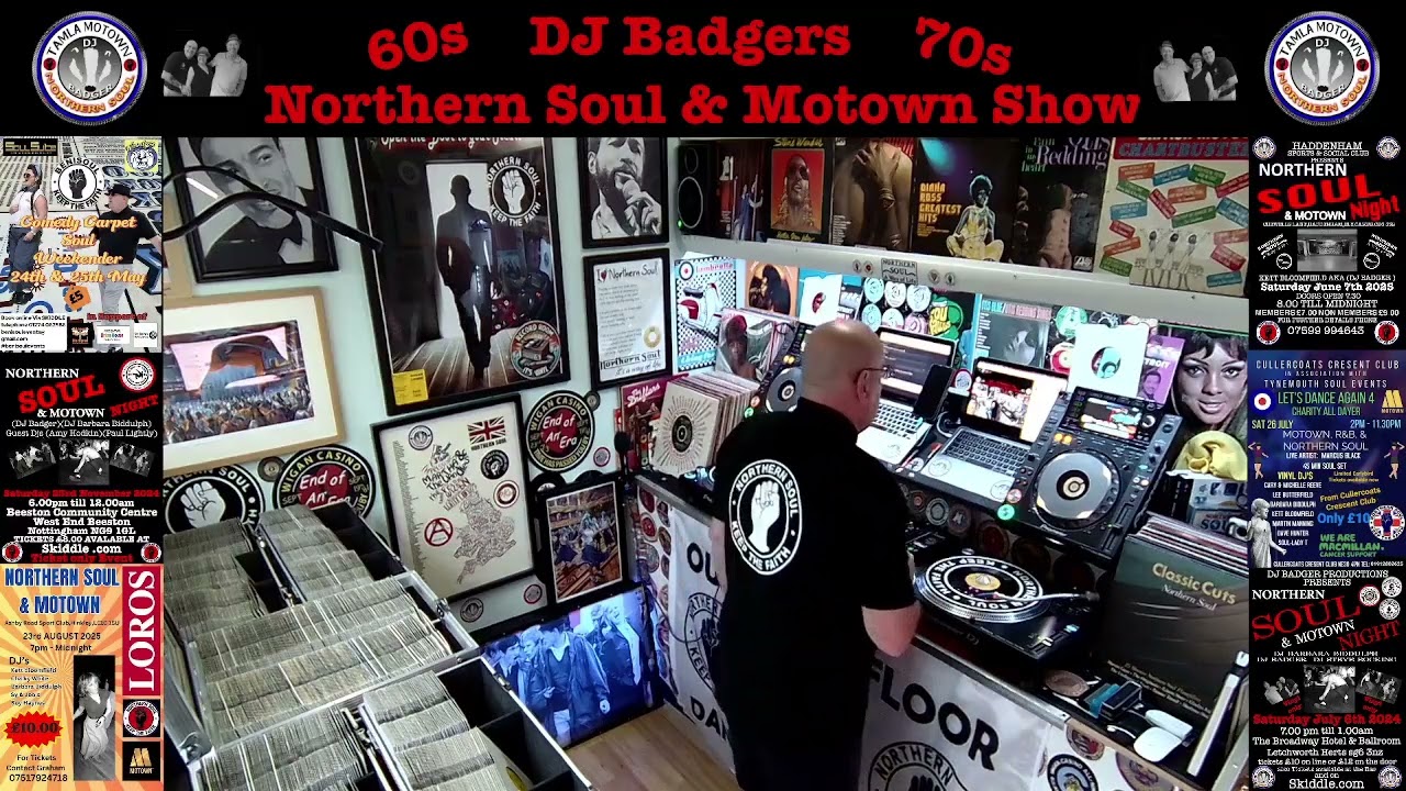 Northern Soul,Motown,50s,60s,70s 28/4/2025