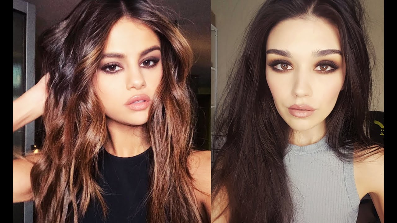 Selena Gomez Smokey Eyes inspired makeup