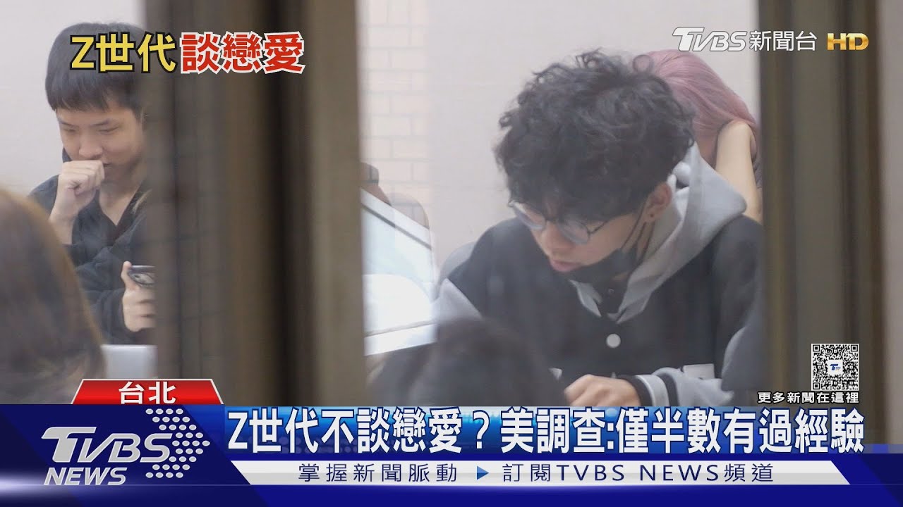 Z世代對戀愛興趣缺缺？美調查:僅半數曾在青少年時期談過戀愛｜十點不一樣20250404 @TVBSNEWS01