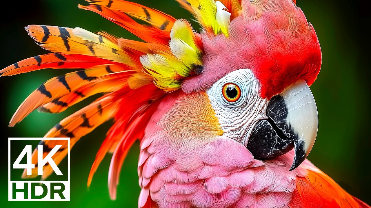 JUNGLE BIRDS DISCOVERY / 60FPS 4K ULTRA HD #4K #ANIMALS