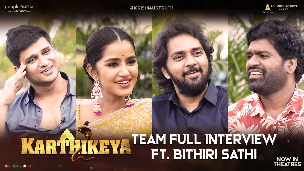 Bithiri Sathi Interview With Karthikeya 2 Team | Nikhil | Anupama Parameswaran | Chandoo Mondeti