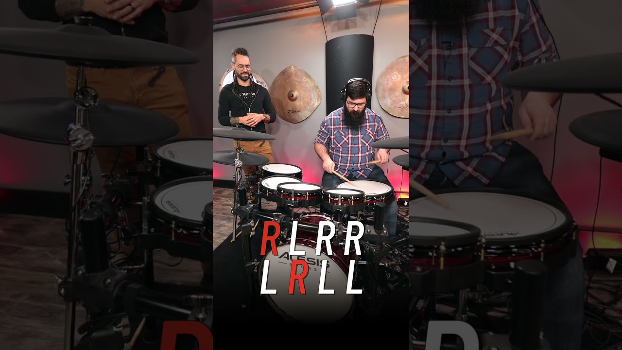 Быстрый лиз с @rdavidr #шорты #урок игры на барабанах #парадиддл