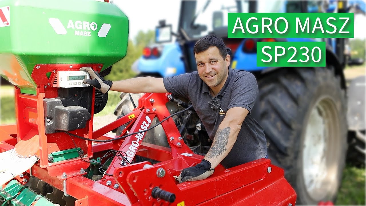 AGRO MASZ SP230 paleidimas I Čepūkis