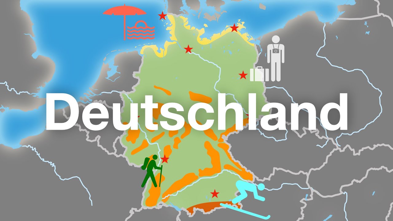 Deutschland - Tourismus in Karten