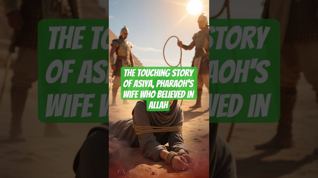 The Touching Story of Asiya, Pharaoh's Wife Who Believed in Allah#allah #history #alquran