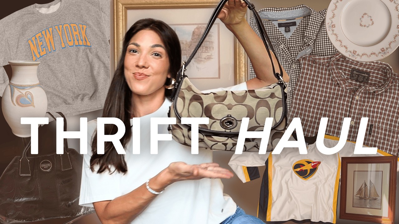 Thrift Haul 2025 | Affordable Fashion Finds & Home decor
