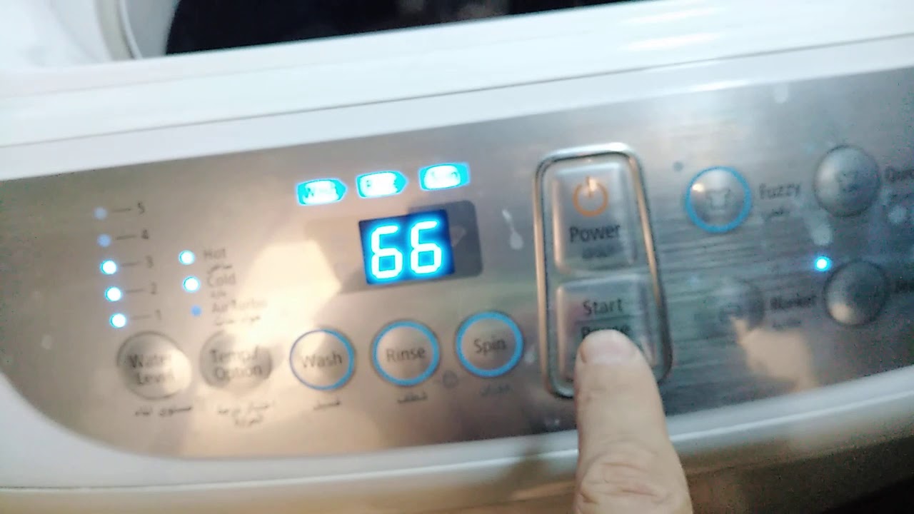 طريقة تشغيل الغسالة الاوتوماتيك سامسونج