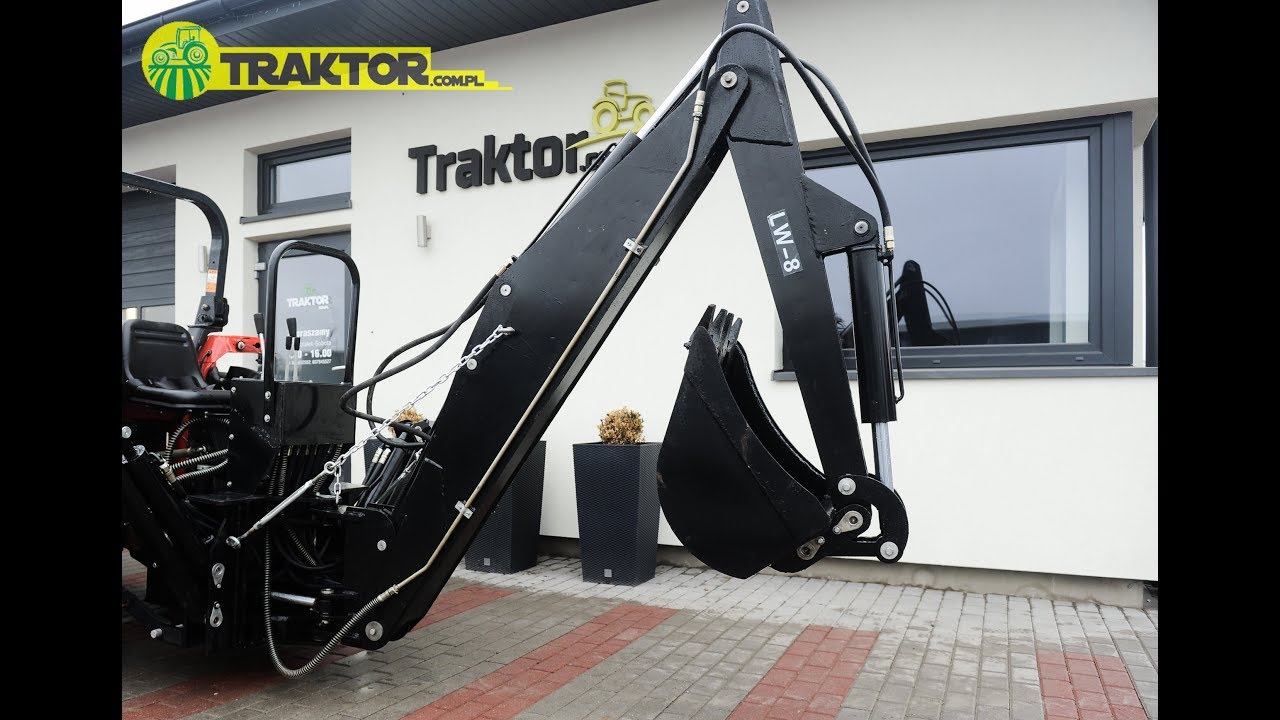 Koparka doczepiana ciągnikowa LW-8 TRAKTOR.COM.PL