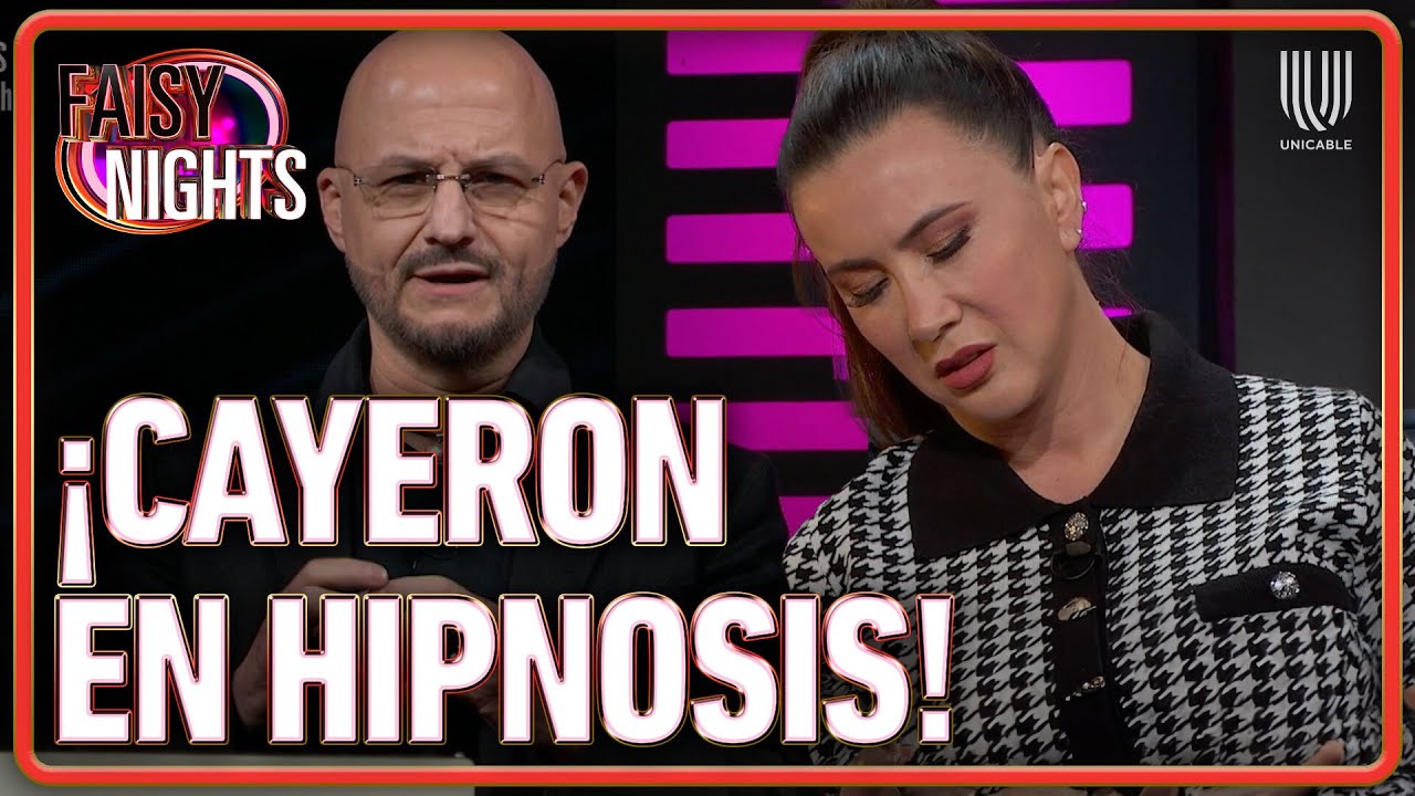 ¡No lo podían creer! Mariazel, Faisy y Mau Nieto son hipnotizados en vivo | Faisy Nights