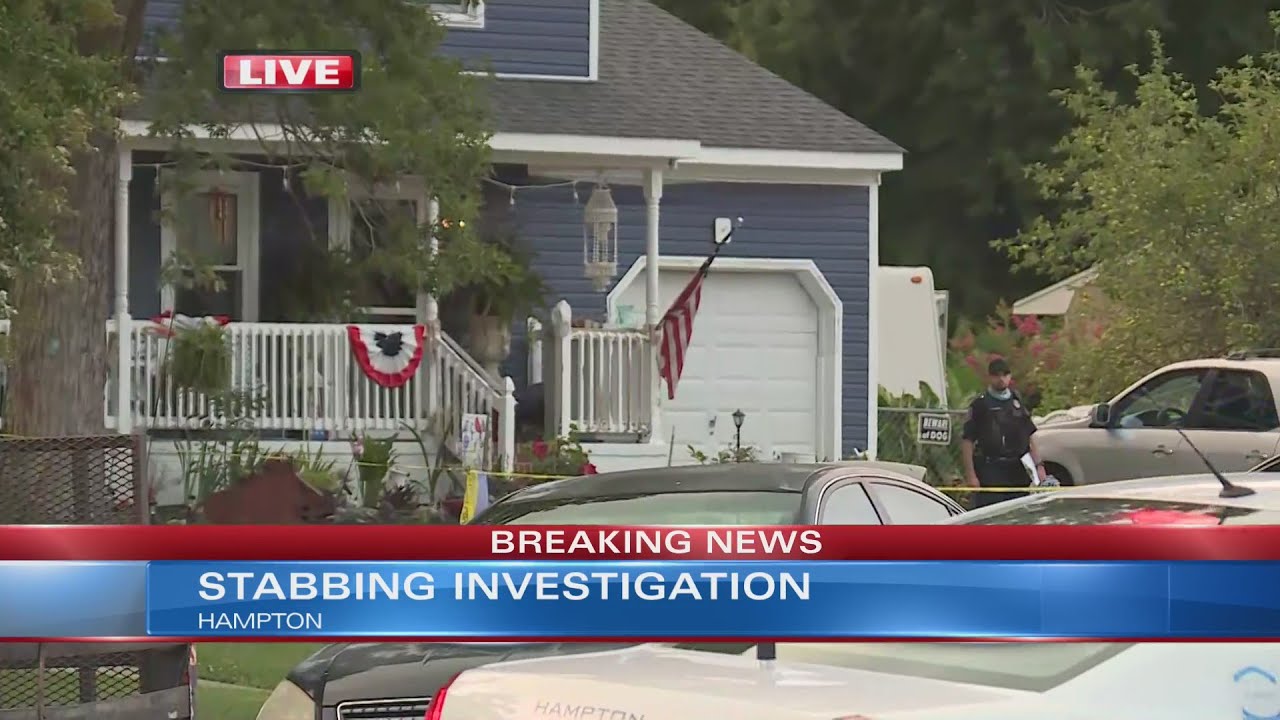 1 dead, 2 hurt in domestic stabbing overnight in Hampton