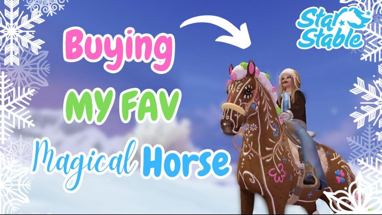 Buying My DREAM Magical Horse! ❄️ [SSO]