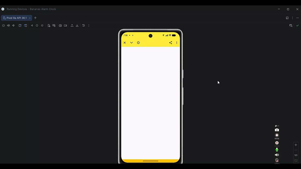 BananasAlarmClock Android mobile app 1 0 take01