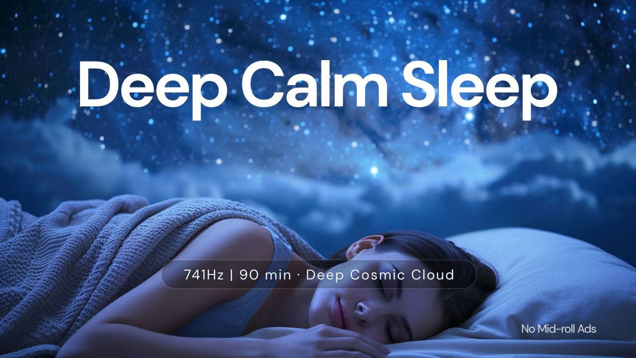 741Hz | Deep Calm Sleep | 90 min · Deep Cosmic Cloud