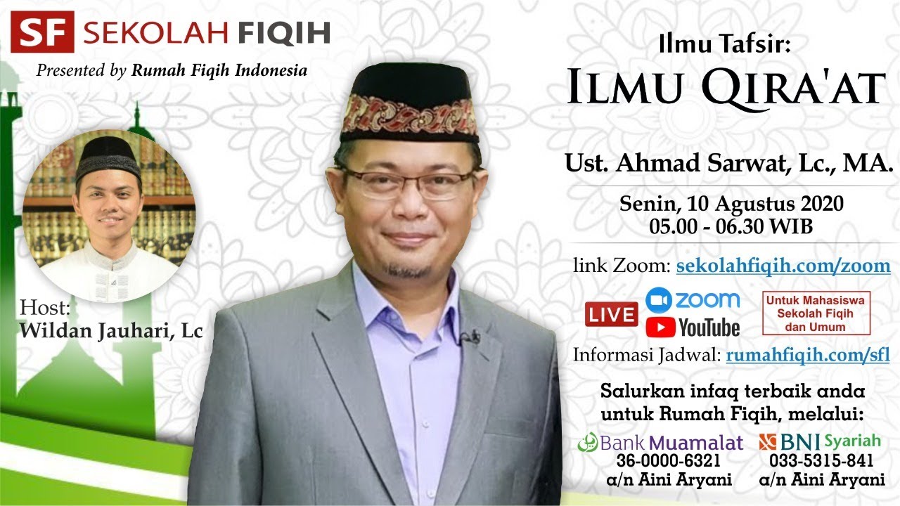 Ilmu Qiraat - Ustadz Ahmad Sarwat, Lc., MA
