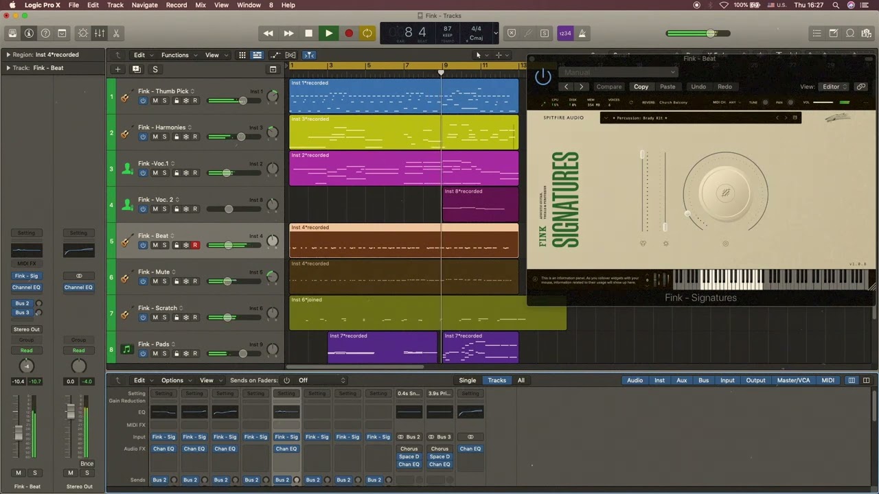 Spitfire Fink short instrumental track