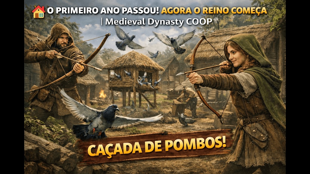 🏹 SOBREVIVER NA IDADE MÉDIA NÃO É FÁCIL! | Medieval Dynasty COOP. T1:E5