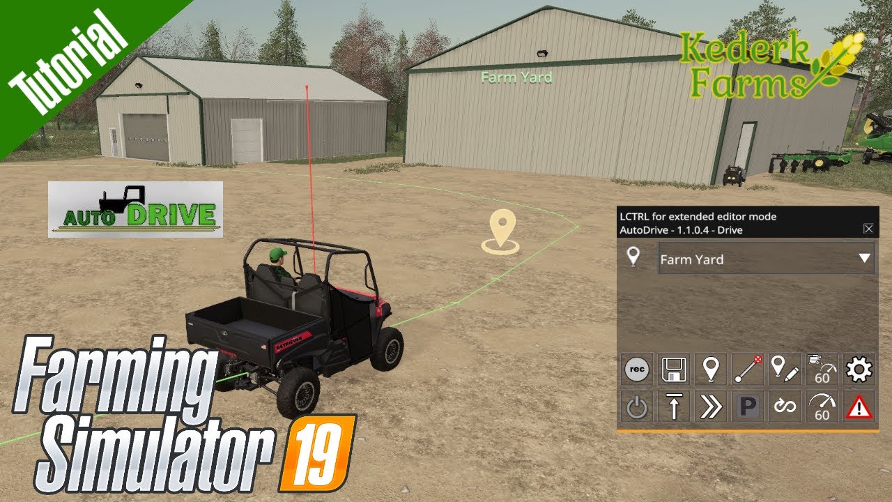 Tutorial: Setting up AutoDrive 1.1.0.4 on the MN Millennial Farmer Map!