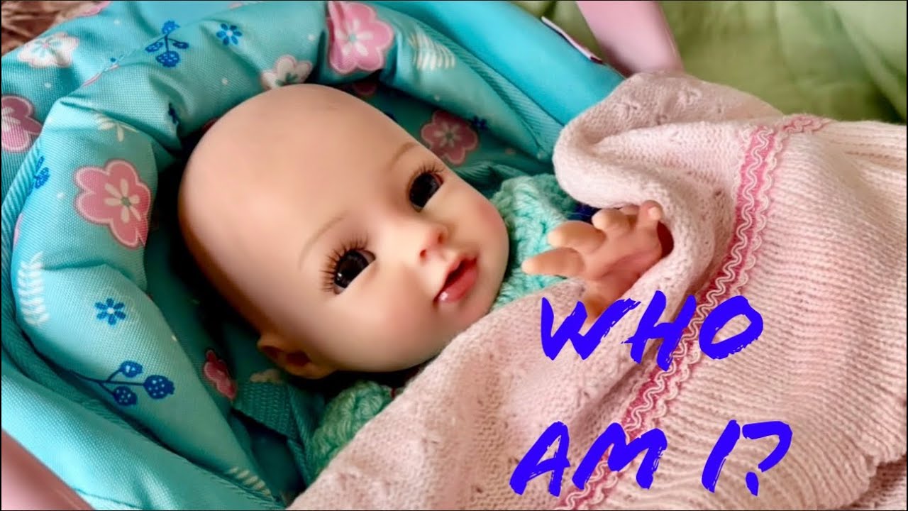 New Dress and Carrier for Silicone Baby Girl 🩵 #rebornbaby #siliconebaby #reborndoll 