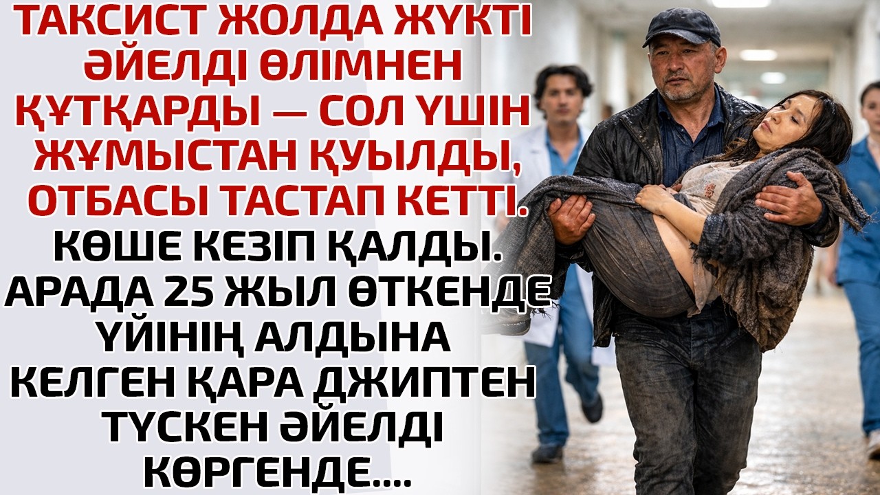 ТАКСИСТ ЖОЛДА ЖҮКТІ ӘЙЕЛДІ ӨЛІМНЕН ҚҰТҚАРДЫ — СОЛ ҮШІН ЖҰМЫСТАН ҚУЫЛДЫ, ОТБАСЫ ТАСТАП КЕТТІ. КӨШЕ