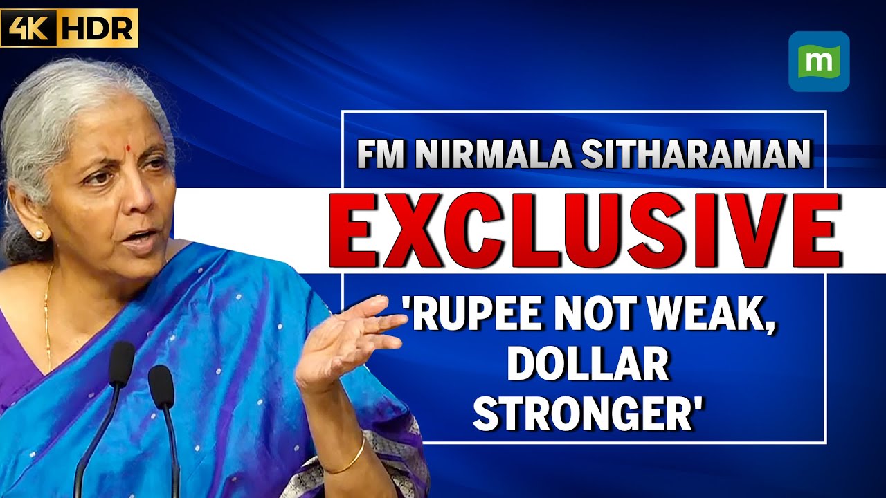 Exclusive: FM Sitharaman — Rupee Not Weak, Only Volatile Against Dollar | GST Rates | 4K
