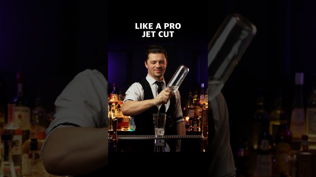flair tricks LIKE A PROJET CUT 1 bottle #flairbartending #bartender #bartricks