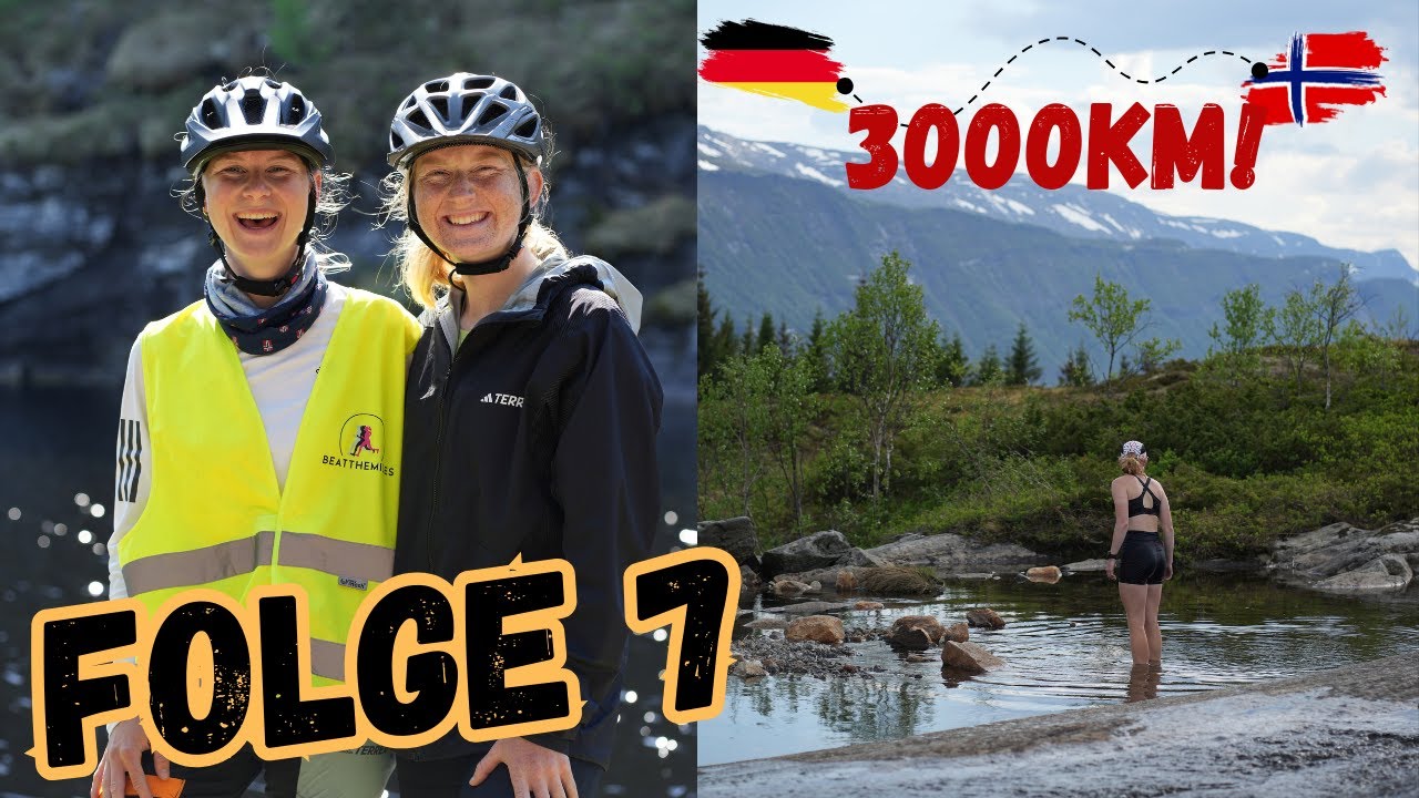 DIE BISHER SCHÖNSTE STRECKE?⎮3000km zum Nordkap 🇳🇴 ⎮Run & Bikepacking 🏃‍♀️🚴‍♀️ #Folge7⎮beatthemiles