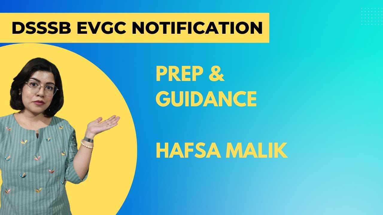 DSSSB EVGC PSYCHOLOGY | EXAM PATTERN & GUIDANCE | HAFSA MALIK