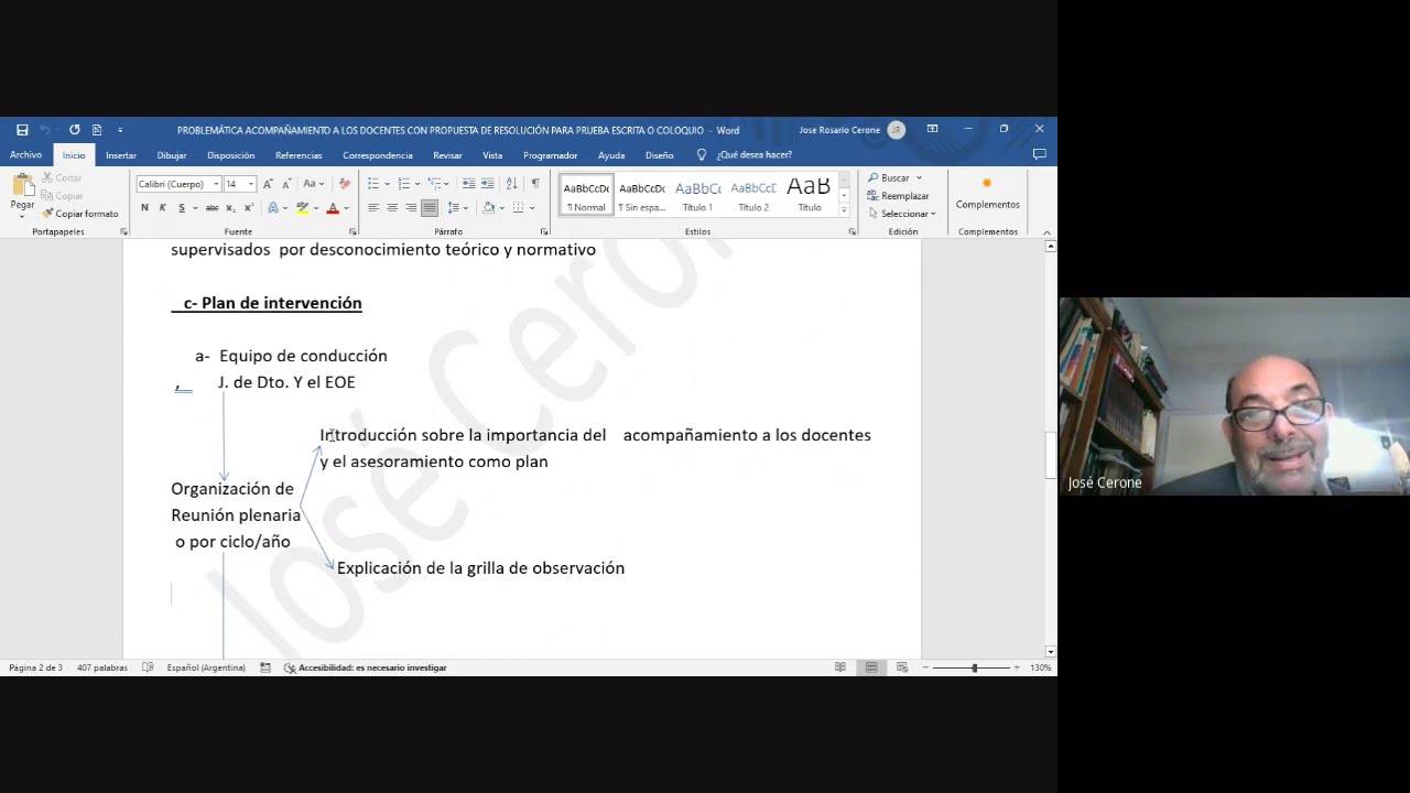 Problemática sobre observación de clases