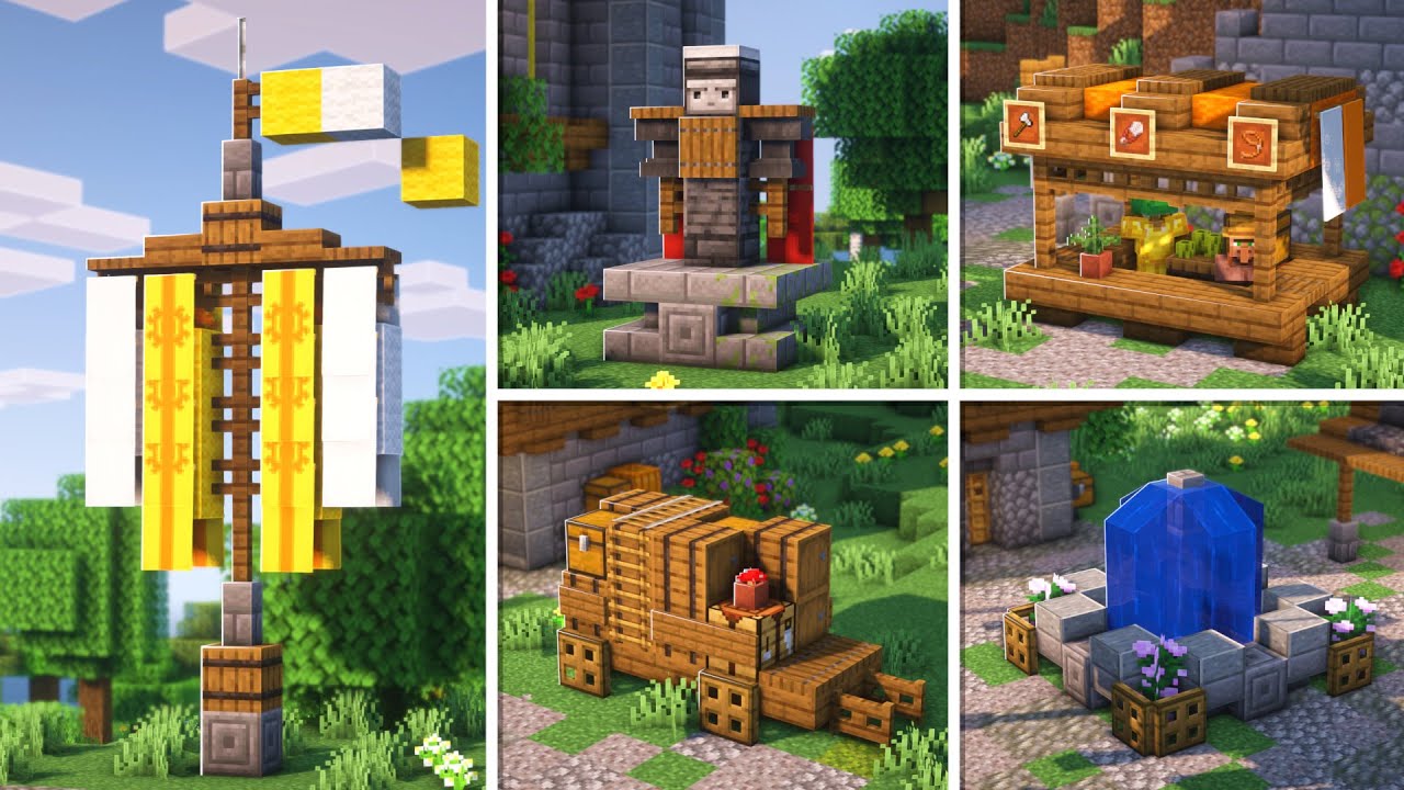 Minecraft | 10 Medieval Build Hacks & Build Ideas