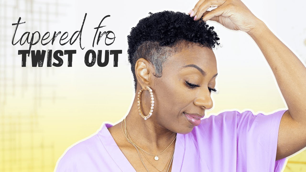 Twist Out on Short Tapered Fro | Natural Hair