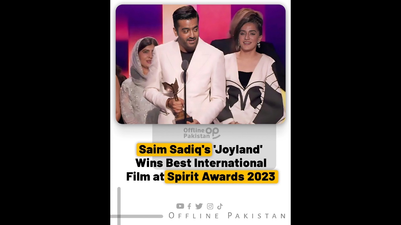 #SaimSadiq 's '#Joyland ' wins Best International #Film at Spirit #Awards 2023
