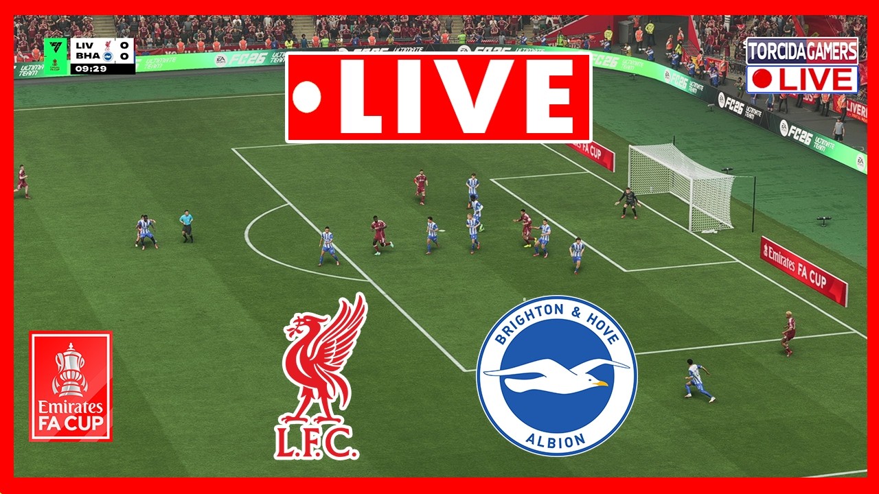 🔴 Liverpool vs Brighton LIVE 🔴 FA Cup 2025/2026 ⚽ Match Today Simulation