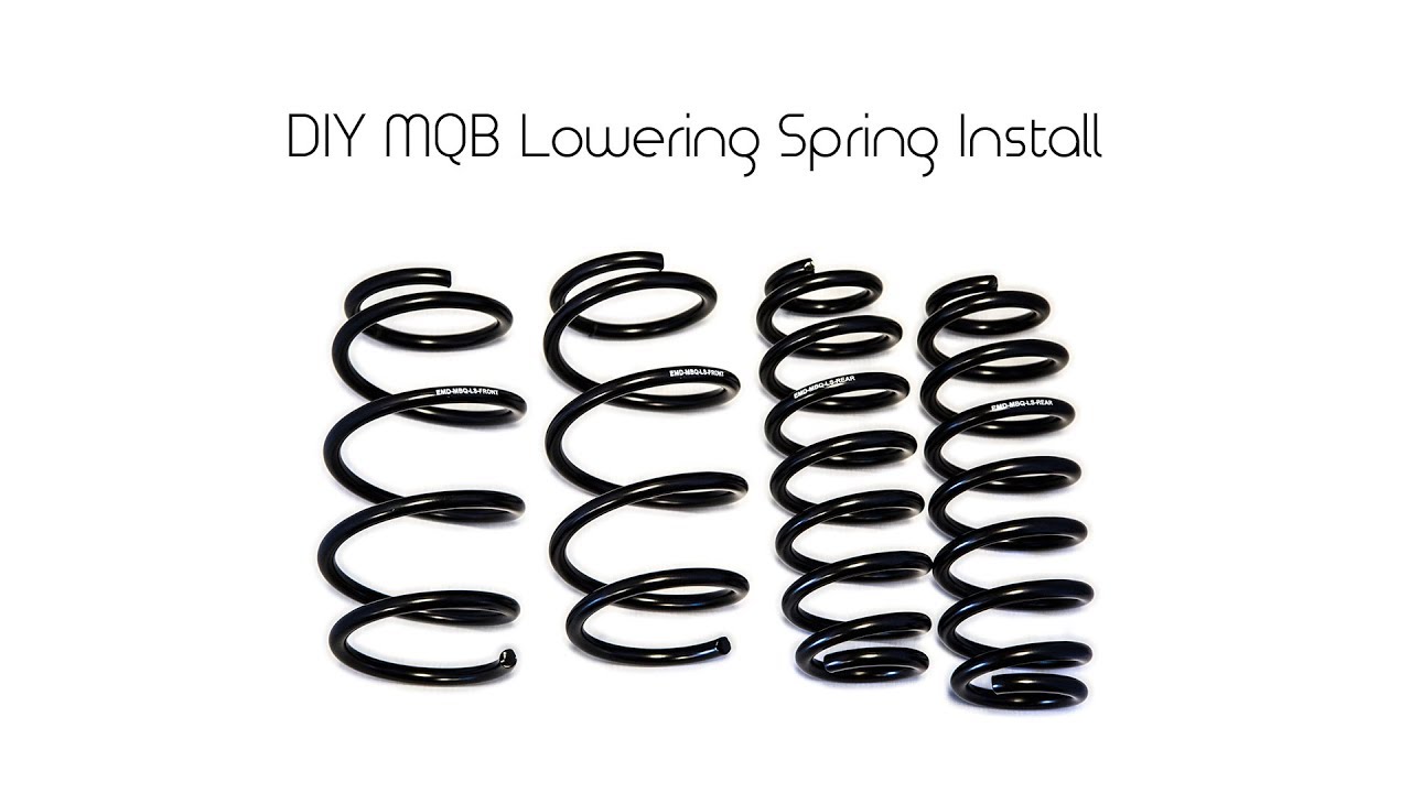 DIY Emmanuele Design MQB Lowering Spring Install (Volkswagen MK7 Golf, GTI, R & Audi 8V A3/S3)